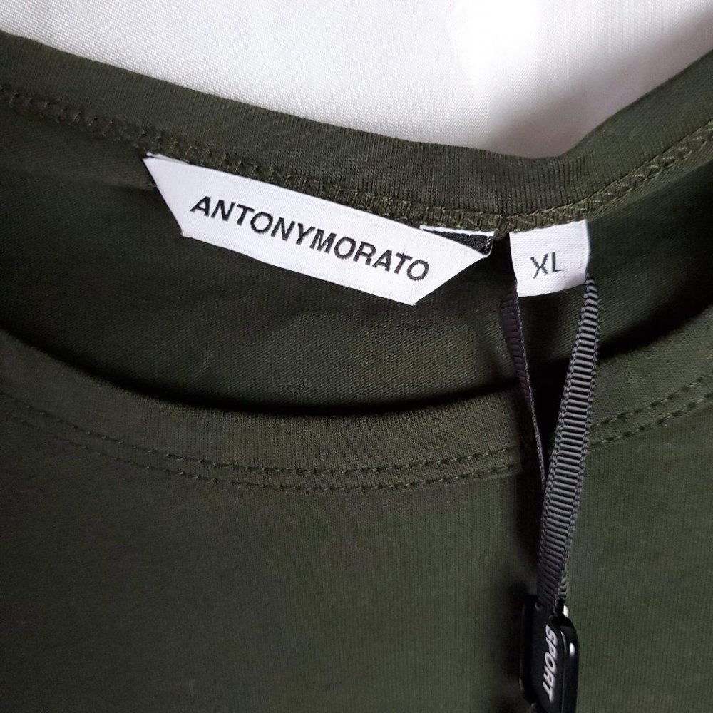Antony Morato Sport Collection 2007 Dark Army T-shirt NWT - Picture 3 of 10